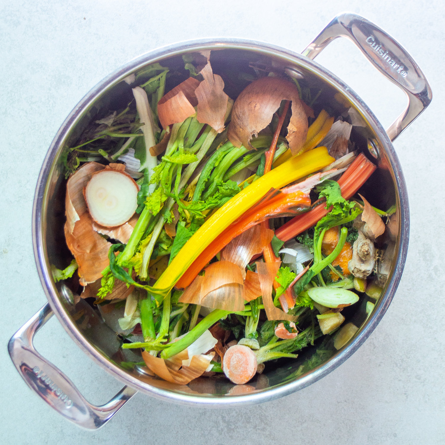 Vegetable Scraps Broth